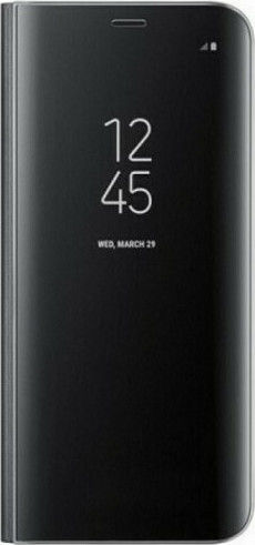Hurtel Clear View Buchen Sie Kunststoff Schwarz (Realme 8/8 Pro)