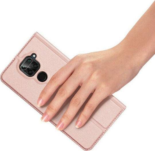 Dux Ducis Skin Pro Book Synthetic Leather Rose Gold (Redmi Note 9)