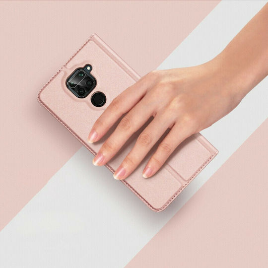 Dux Ducis Skin Pro Book Synthetic Leather Rose Gold (Redmi Note 9)