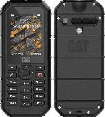 CAT B26 Dual SIM Resistant Mobile Phone with Buttons Black
