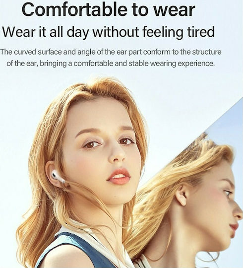 Lenovo LivePods LP40 Earbud Bluetooth хендсфри Слушалки с Устойчивост на Пот и Кутийка за Зареждане Черен
