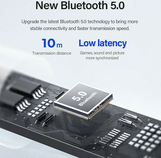 Lenovo LivePods LP40 Earbud Bluetooth хендсфри Слушалки с Устойчивост на Пот и Кутийка за Зареждане Бял