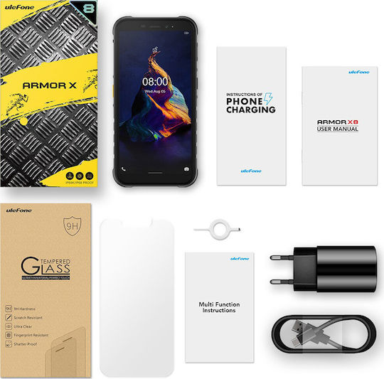 Ulefone Armor X8 Dual SIM (4/64GB) Ανθεκτικό Smartphone Μαύρο