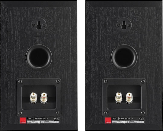 Dali Oberon 1 Ζεύγος Ηχείων Hi-Fi Βιβλιοθήκης 100W 2 Δρόμων Π16.2xΒ23.4xΥ27.4εκ. Μαύρο