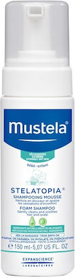 Mustela Stelatopia Foam Shampoo for Atopic Prone Skin 150ml with Pump