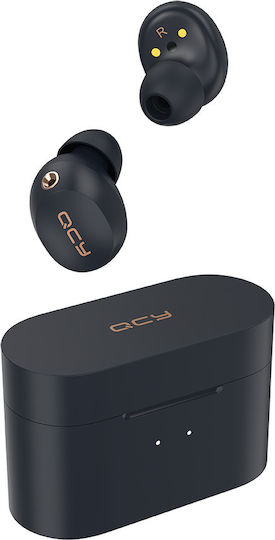 QCY HT01 In-Ear Bluetooth-Freisprecheinrichtung Kopfhörer mit Ladeetui Schwarz