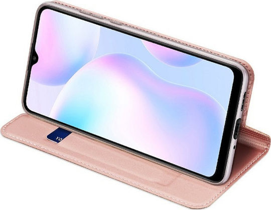 Dux Ducis Skin Pro Book Δερματίνης Ροζ Χρυσό (Redmi 9A / 9AT)