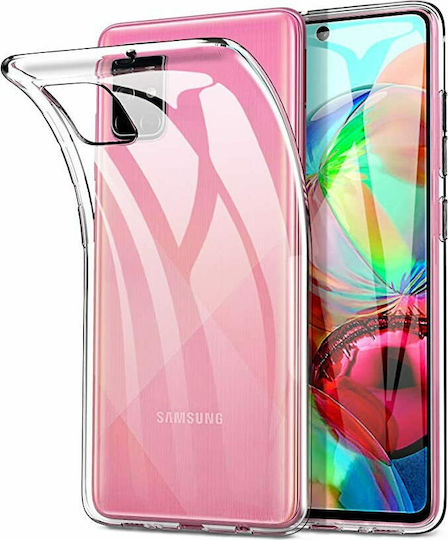 Back Cover Silicon 1mm Transparent (Galaxy A71)