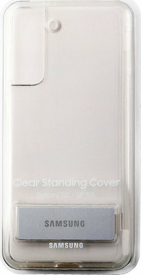 Samsung Clear Standing Cover Back Cover Plastic Transparent (Galaxy S21 5G)