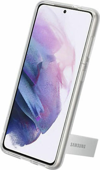 Samsung Clear Standing Cover Back Cover Plastic Transparent (Galaxy S21 5G)