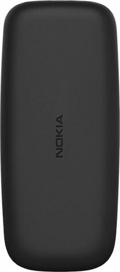 Nokia 105 (2019) Dual SIM Mobile with Buttons (English Menu) Black