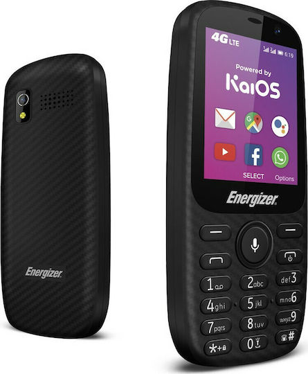 Energizer Energy E241S Dual SIM (4GB) Telefon mobil cu Butoane Negru