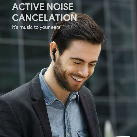 Aukey EP-N5 In ear Bluetooth хендсфри Слушалки с Устойчивост на Пот и Кутийка за Зареждане Черен