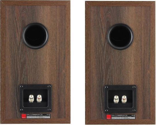 Dali Oberon 3 230038 Paar Hi-Fi Lautsprecher Buch selbst 150W 2 Anzahl von Fahrern B20xT31.5xH35cm. Walnuss