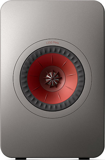 Kef LS50 Meta Ζεύγος Ηχείων Hi-Fi Βιβλιοθήκης 100W 2 Δρόμων Π20xΒ28.5xΥ30.2εκ. Γκρι