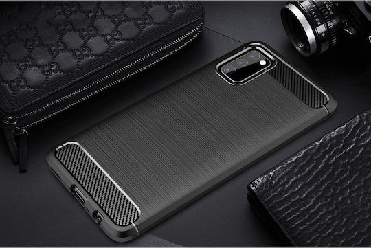 Tech-Protect Back Cover Σιλικόνης Μαύρο (Galaxy A03s)