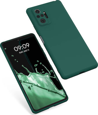 KWmobile Umschlag Rückseite Silikon Türkis (Redmi Note 10 Pro) 54551.184