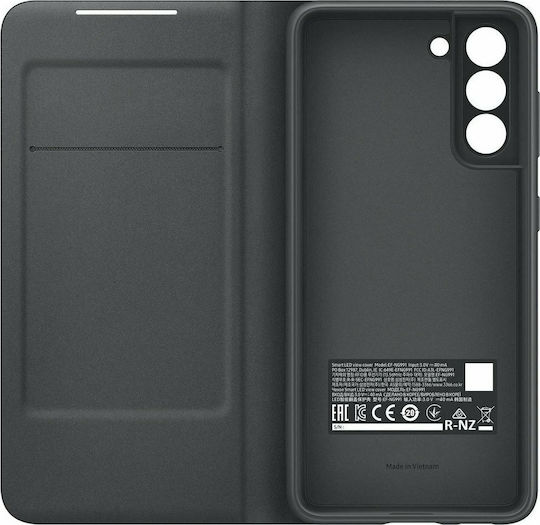 Samsung LED View Cover Buchen Sie Stoff Schwarz (Galaxy S21 5G)