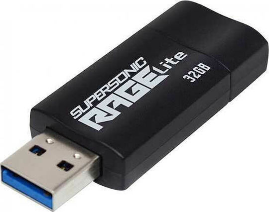Patriot Rage Lite 32GB USB 3.2 Stick Μαύρο