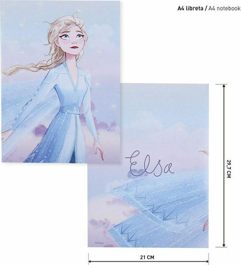 Cerda Frozen 2 Set de Papetărie pentru Copii cu Creion, Așcutitoare, Radieră, Caiet de Notițe, Creion Mecanic, Riglă, Cutie pentru Creioane și Penar 16buc