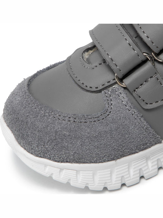 Παιδικά Sneakers με Σκρατς Γκρι