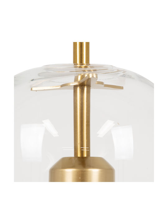 GloboStar Avery Pendant Light Transparent Grid with Socket E27 45x38x60cm