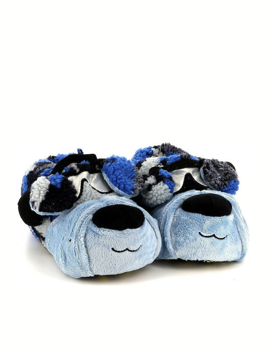 De Fonseca Tevere M725 Animal Men's Slippers Blue