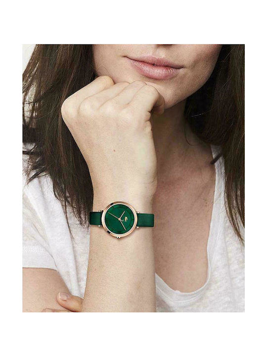 Lacoste Ρολόι Μπαταρίας με Δερμάτινο Λουράκι