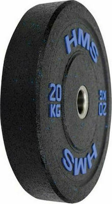 HMS HTBR20 Scheibenset Olympischen Typs Metall 1 x 20kg Φ50mm