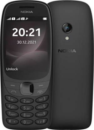 Nokia 6310 2021 Dual SIM Κινητό με Κουμπιά (Ελληνικό Μενού) Black