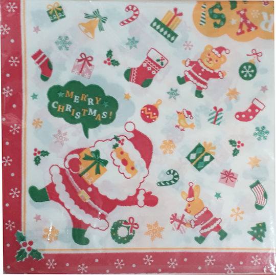 XMASfest Weihnachtliche Servietten mit Weihnachtsmann 20 Stück XMASfest Weihnachtliche Servietten mit Weihnachtsmann 20 Stück