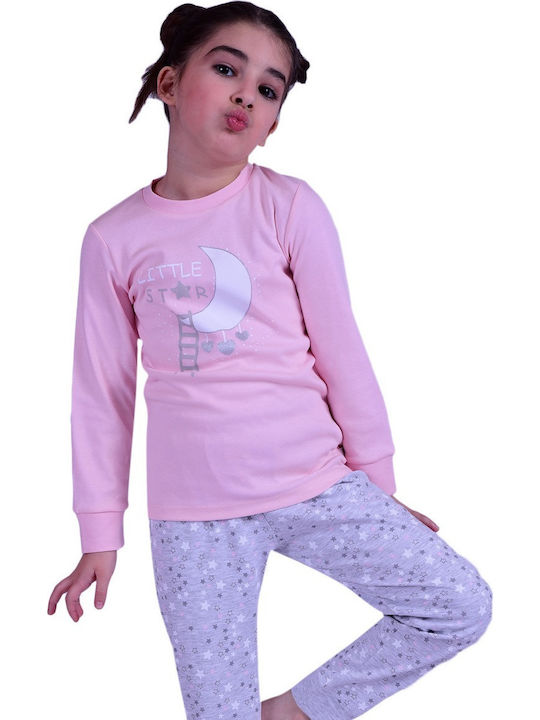 Biorganic Kids' Pajamas Winter Pink