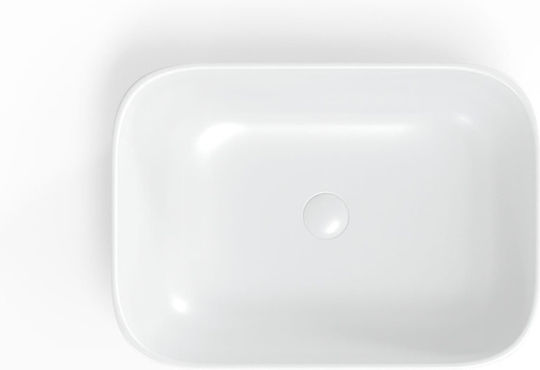 Swiss Aqua Technologies Infinitio Aufgesetztes Waschbecken Keramik 45.5x32.5x13.5cm White Matt