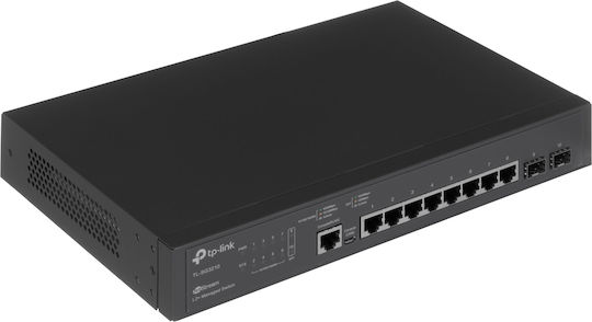 TP-LINK TL-SG3210 Managed L2 Switch with 8 Ethernet Ports and 2 SFP Ports