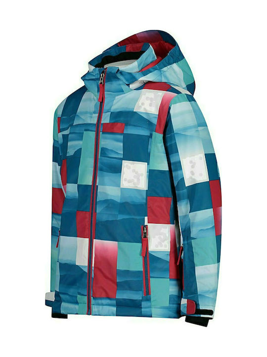 CMP Snaps Hood Jacket SKI ADIABROOK 39W2085-O5ZH Lake/Begonia