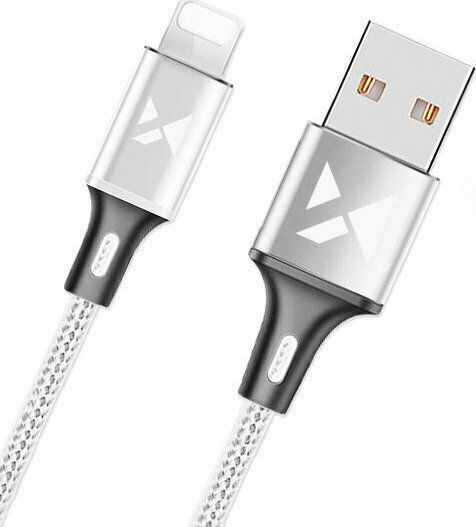 Wozinsky Geflochten USB-A zu Lightning Kabel Weiß 1m (WUC-L1W)