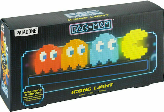 Paladone Детско Декоративно Осветление Pac Man and Ghosts Многоцветен 30x10см