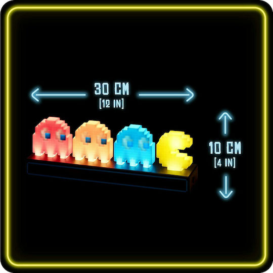 Paladone Детско Декоративно Осветление Pac Man and Ghosts Многоцветен 30x10см
