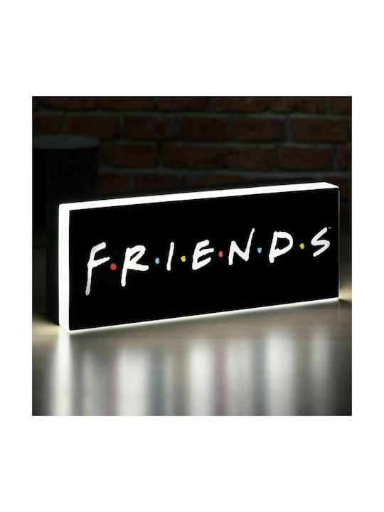 Paladone Led Παιδικό Διακοσμητικό Φωτιστικό Friends Μαύρο 30x12x7εκ.