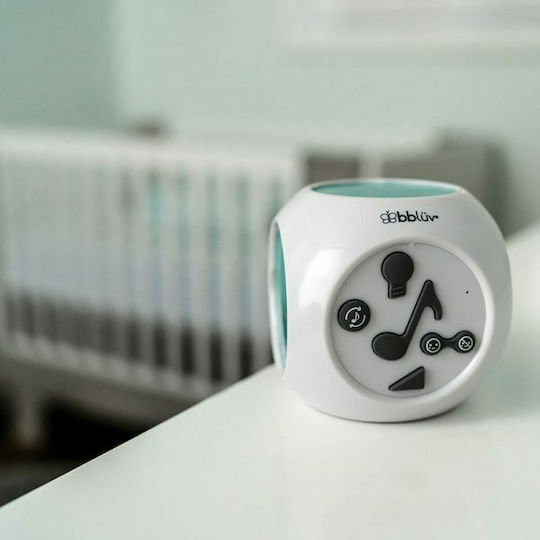 Bbluv Παιδικό Φωτιστικό Projector Kube με Προβολή Αστεριών Λευκό 10x10x10εκ.