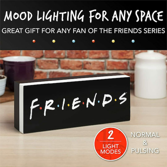 Paladone Lumini LED Lampă decorativă pentru copii Friends Negru 30x12x7εκ.