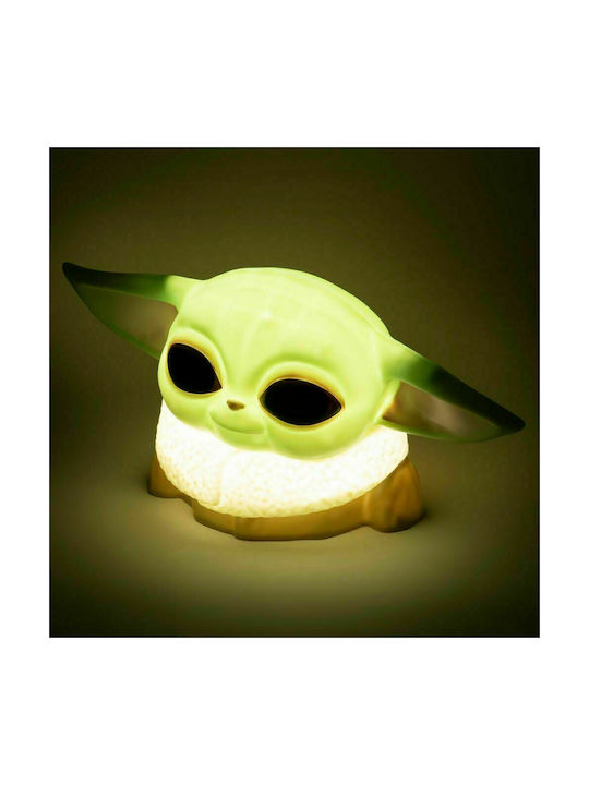 Paladone Kinder Dekorative Lampe Star Wars The Mandalorian - The Child Grün 15εκ.