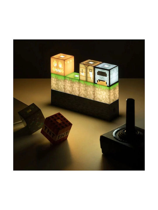 Lumini LED Lampă decorativă pentru copii Minecraft Block Building Multicolor