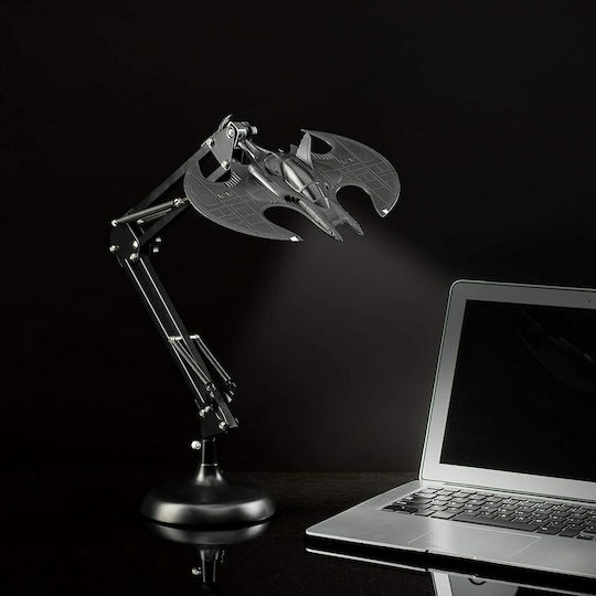 Paladone Kinder Schreibtischlampe Batman Batwing Poseable Schwarz 60εκ.