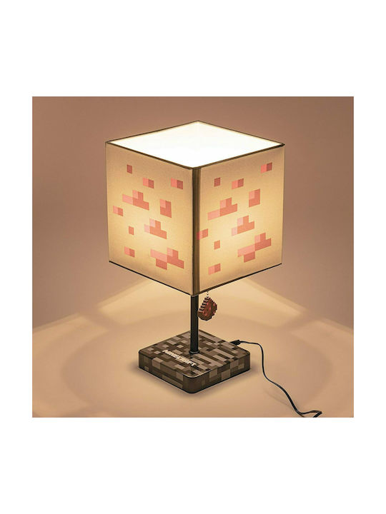 Paladone LED Kinder Nachttischlampe Minecraft Mehrfarbig 13x13x34.5εκ.