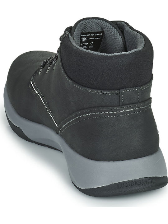 Nantes Schwarz Herrenstiefel Anatomisch