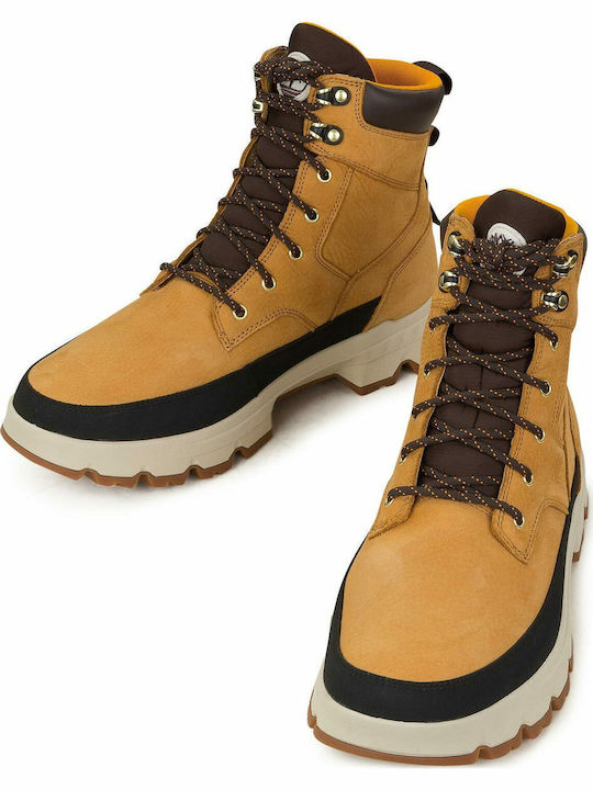 Timberland Originals Ultra Ανδρικά Ορειβατικά Μποτάκια Αδιάβροχα Κίτρινα