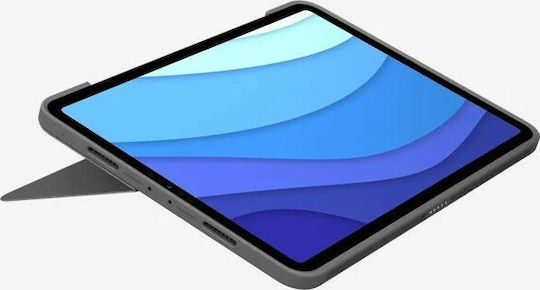 Logitech Combo Touch Flip Cover with Keyboard in English US Gray for iPad Pro 2018 11"