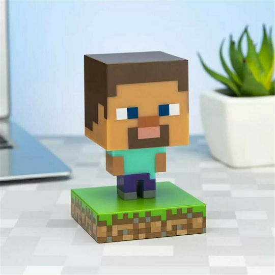 Paladone Παιδικό Διακοσμητικό Φωτιστικό Minecraft Steve Πολύχρωμο 11εκ.