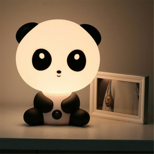 Spot Light Led Παιδικό Διακοσμητικό Φωτιστικό Panda Λευκό 8x8x9εκ.